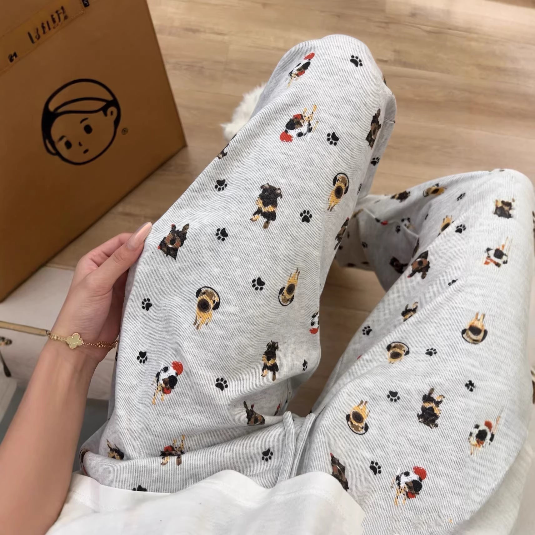 Women's Casual Loose-Fit High-Elasticity Loungewear Pajama Pants
