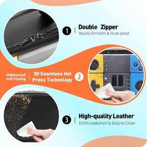 Kids Lunch Box for Boys,Game Console Insulated Lunch Bag for Kids,Leather Lunchbox for Boys,Waterproof Leakproof Portable Fits Most Bento Boxes