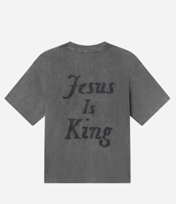 Youth Heavyweight Pure Cotton Batik Washed Distressed Short Sleeve