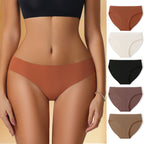 Seamless Ice Silk Low-Rise Breathable Quick-Drying Solid Color Yoga Sports Underwear For Women