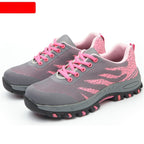 Womens Casual Wear-Resistant Work Shoes With Puncture- And Impact-Resistance Features