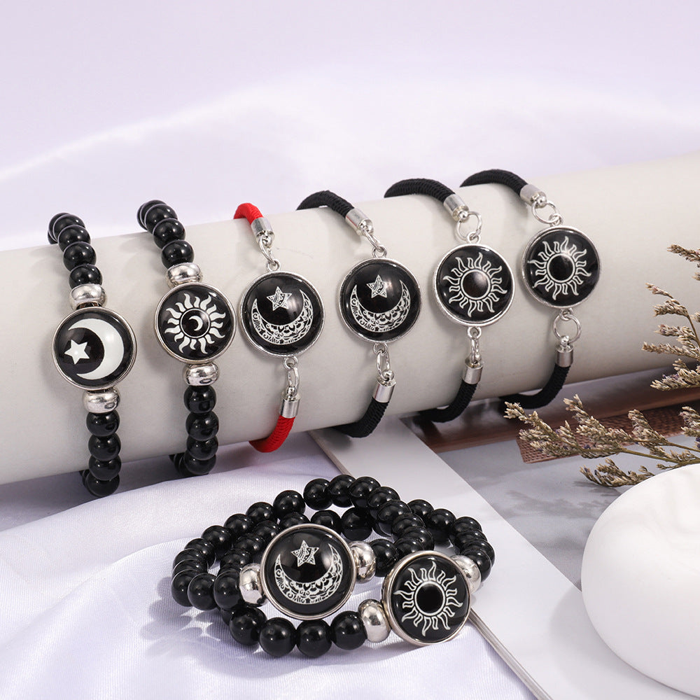 Time Gem Bracelet Unisex Retro Handmade Multi-Layer Design