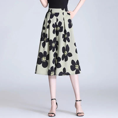 Summer New Chiffon Casual Cropped Loose Pants