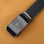 Mens Casual Business Belt Made Of Split Leather