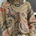 Women's Christmas Printed Turtleneck Sweater