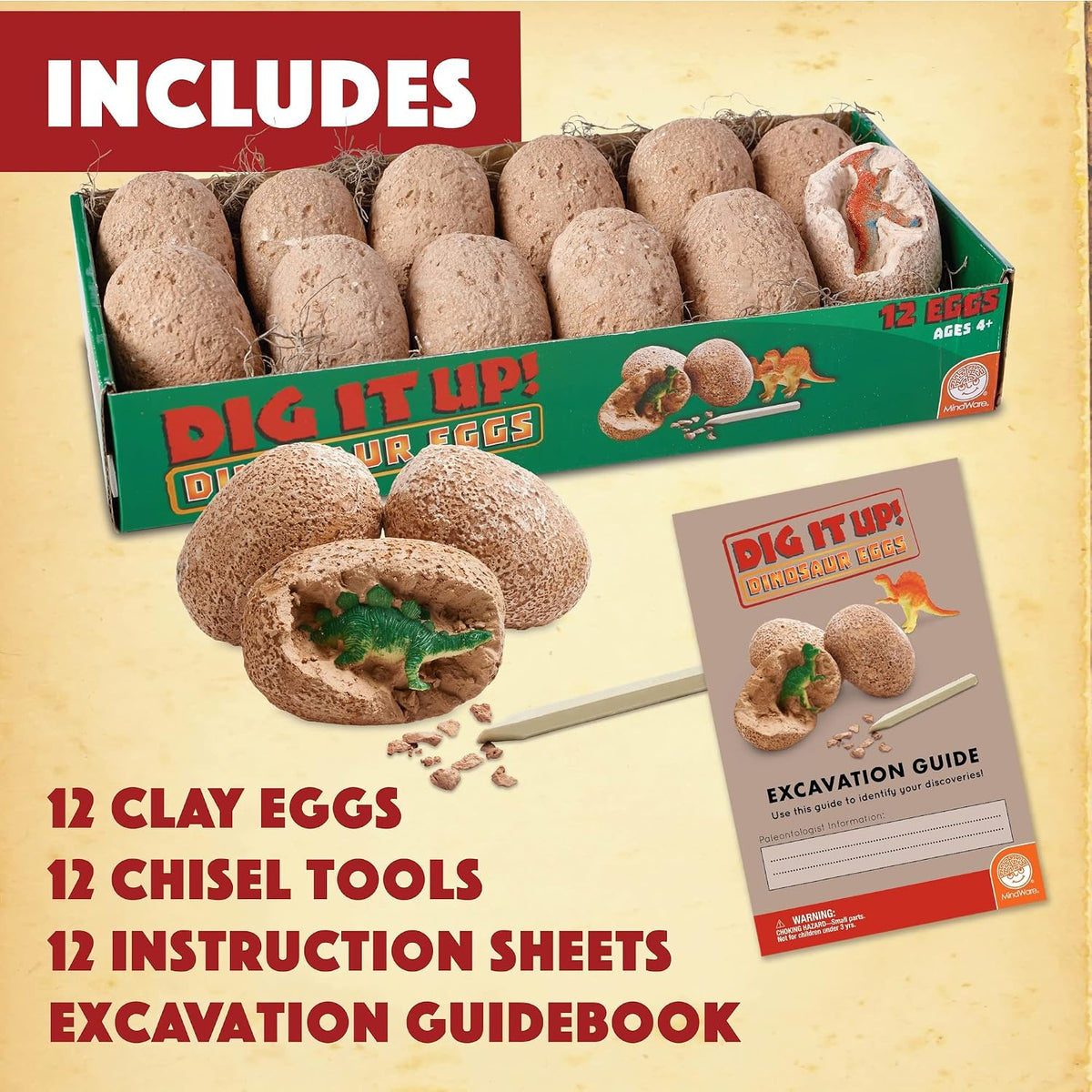 Dig It Up! Dinosaur Eggs Excavation Kit
