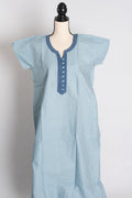 Printed Blue Pure Cotton Nightwear in Regular Size — Style A (Aug)