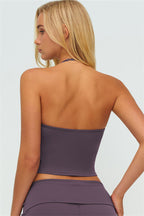 The Twirl Zip Jacket Halter Tank Top New Straight Leg Pants 3-Piece Set