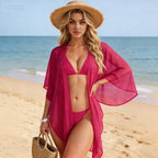 Plus-size Women's Cardigan Chiffon Cover-up