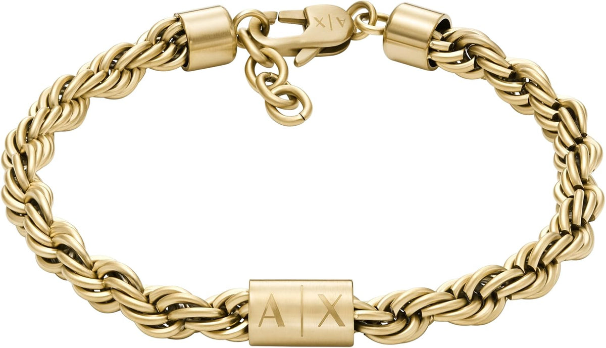 A|X  Stainless Steel Chain Bracelet for Men