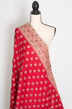 Reshma | Rosy Pink Designer Satin Saree | Royal Bridal & Festive Wear
