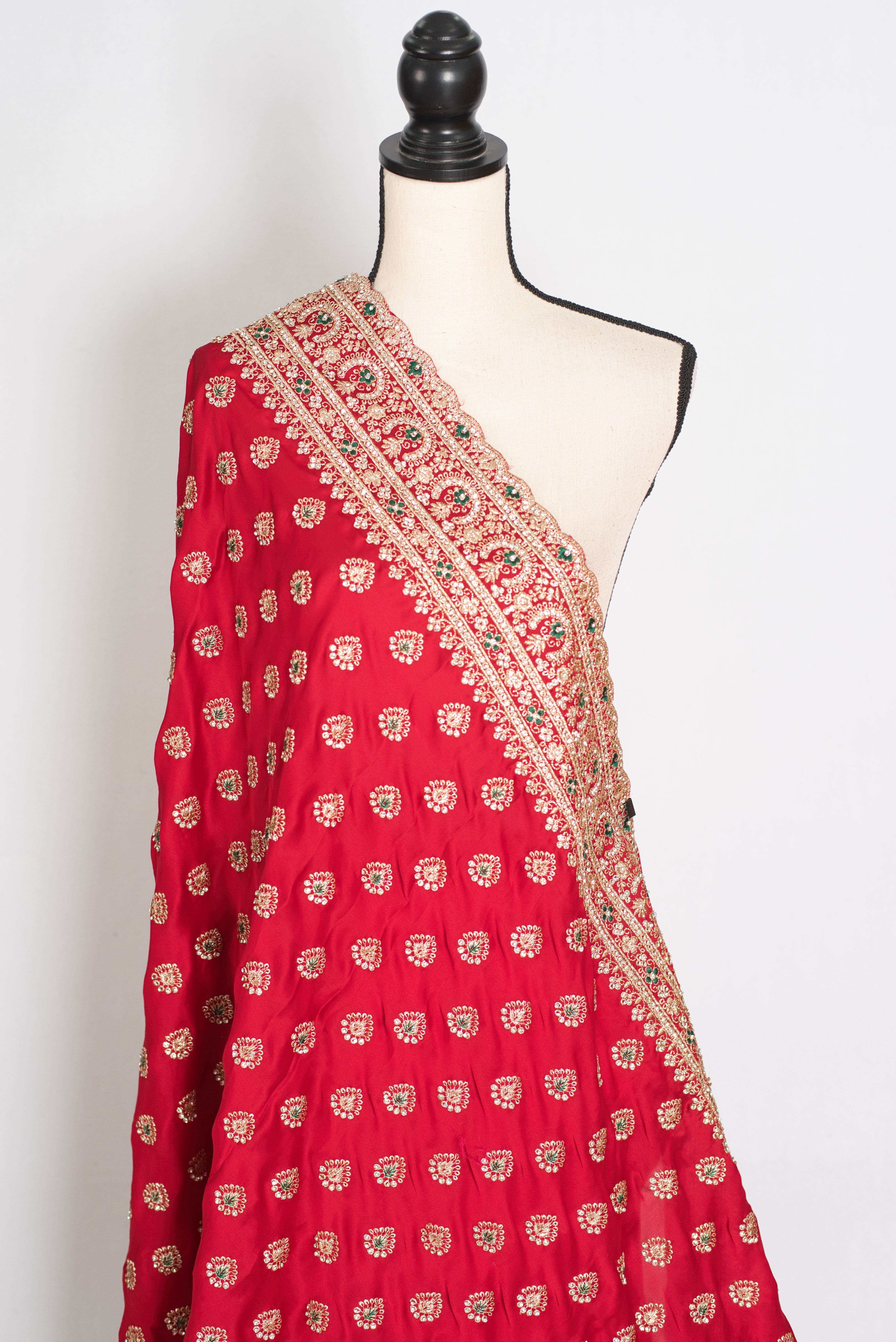 Reshma | Rosy Pink Designer Satin Saree | Royal Bridal & Festive Wear