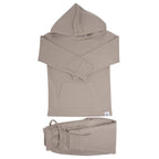 Hooded Jogger Set Just Taupe