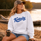 Kentucky Script Embroidered Sweatshirt | Bluegrass Heritage Crewneck