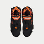 LA Gear Men's Turbo Light-Up Mid | Black x Neon Red