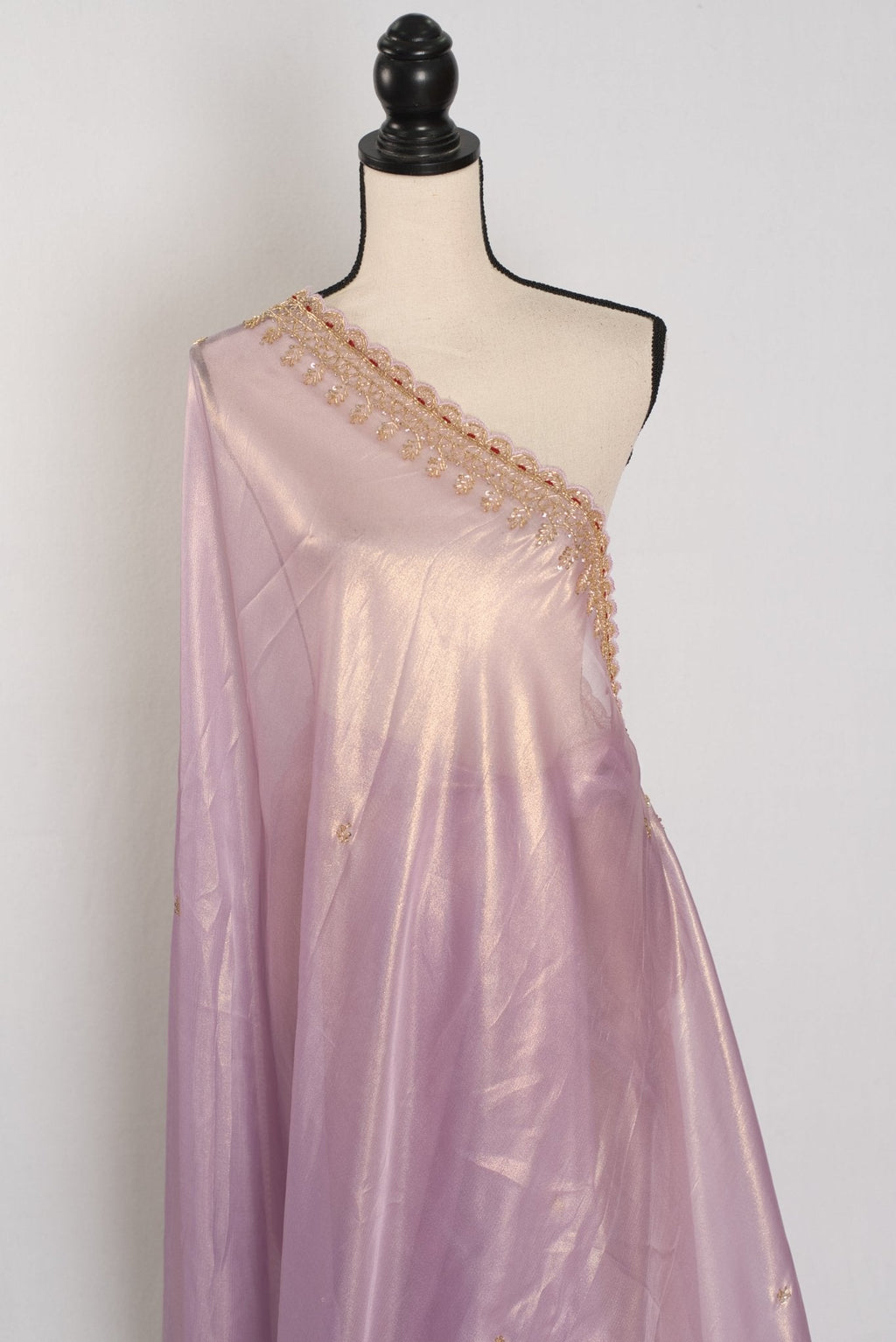 Mahi: Lavender Tissue Designer Saree | Bollywood Style Indian Partywear Saree