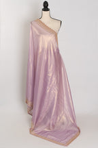 Mahi: Lavender Tissue Designer Saree | Bollywood Style Indian Partywear Saree