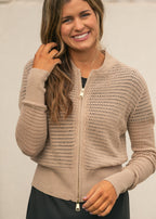 Tate Crochet Open Knit Cardigan