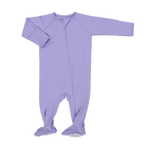 Violets Are Violet Zipper Footie